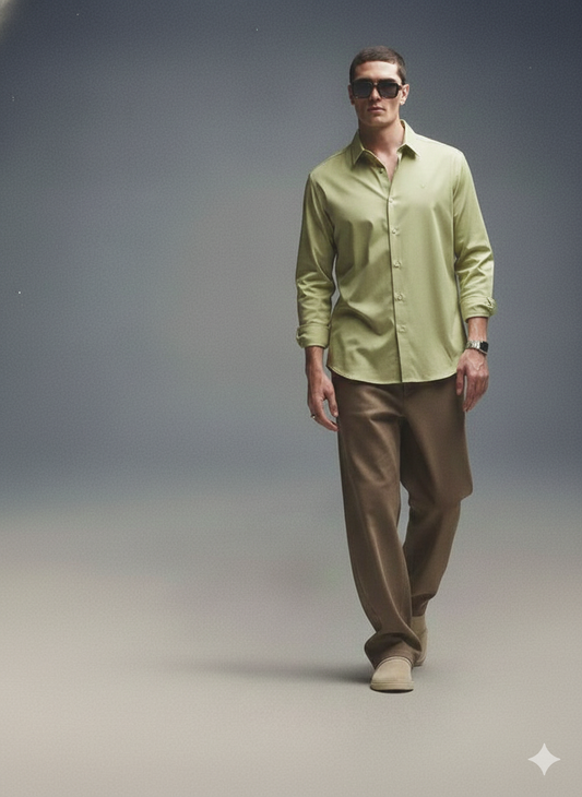 Light green olive shirt